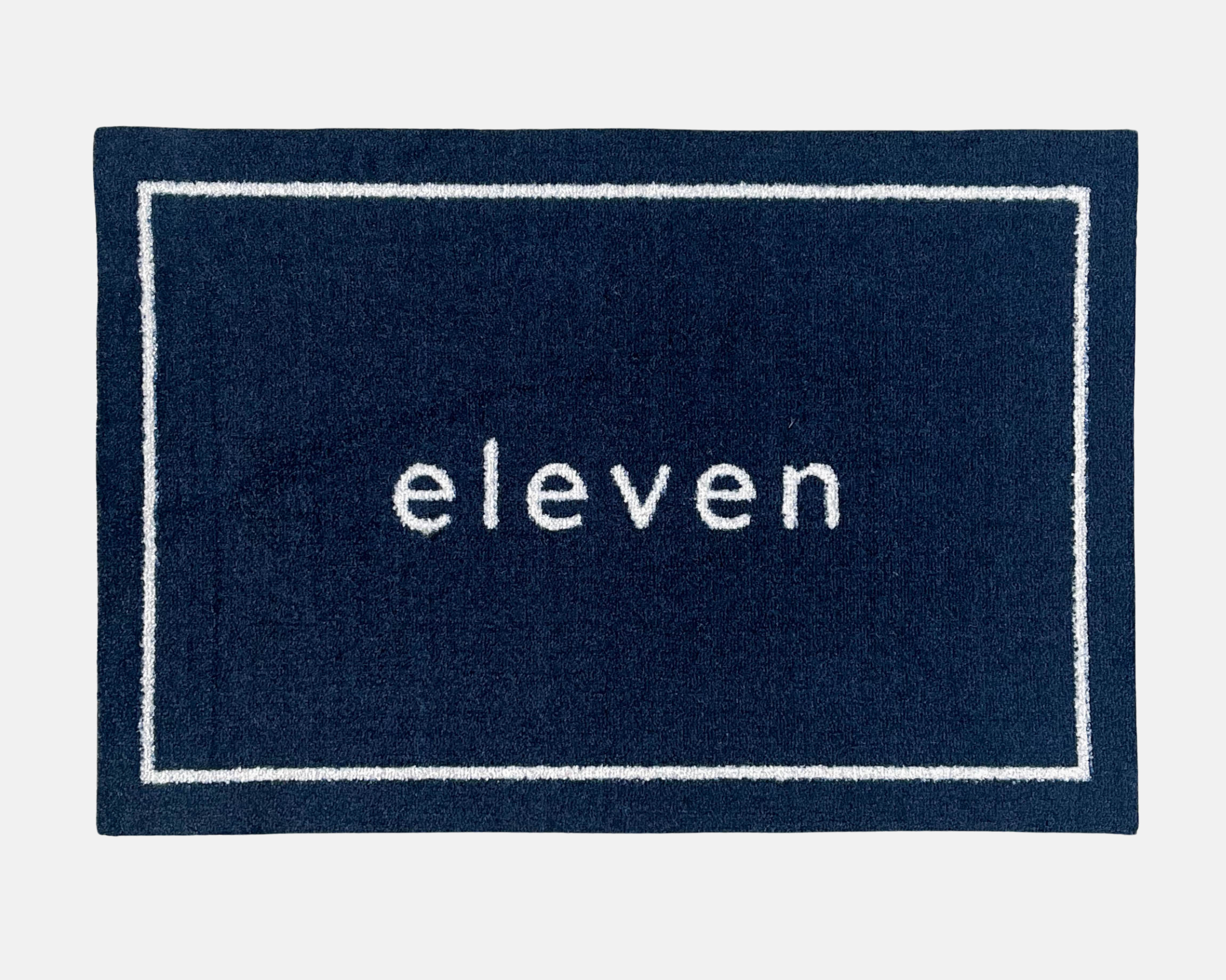 Door Number Personalised Doormat | Navy Blue