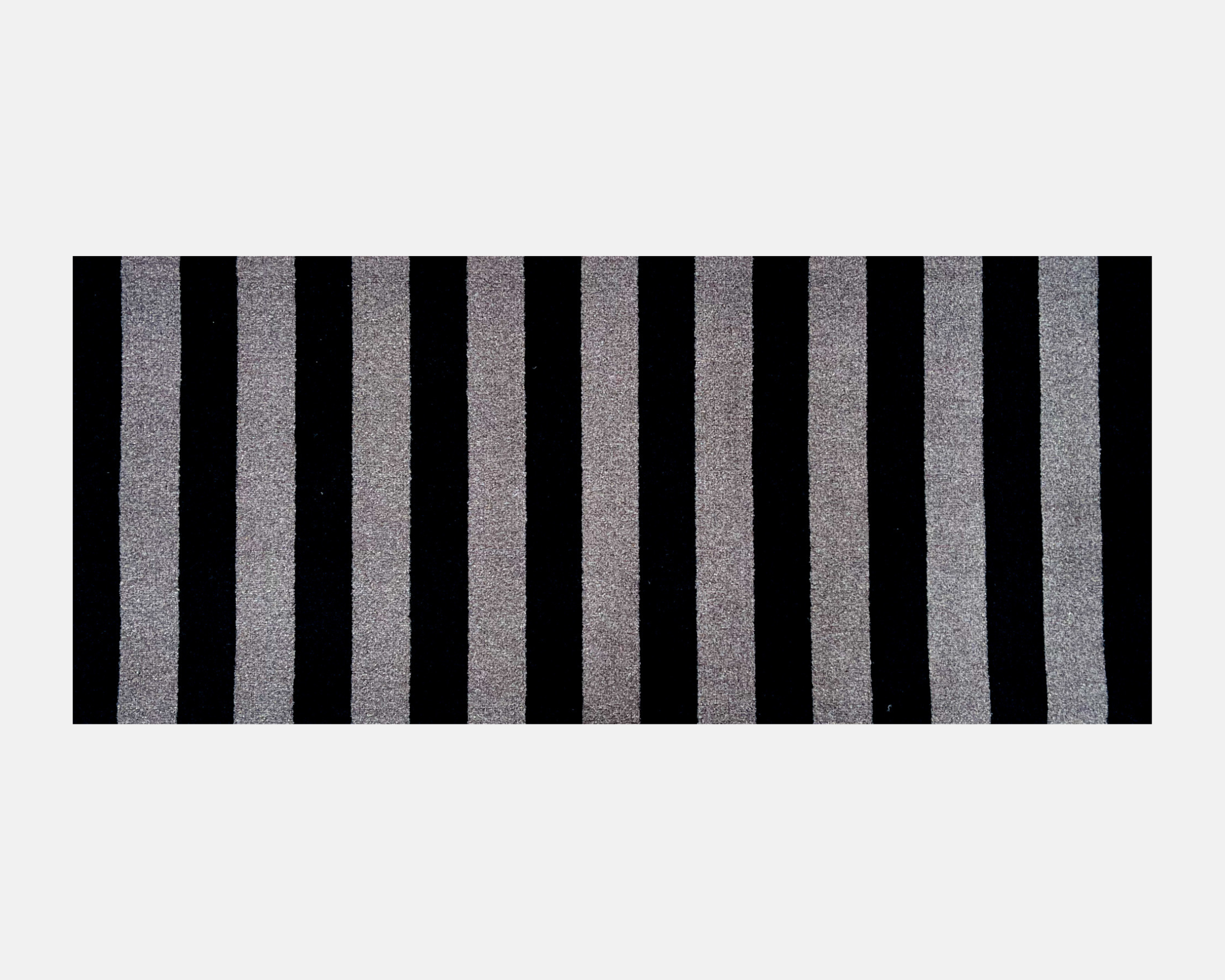 Patio Doormat | Stripe in Black & Mink