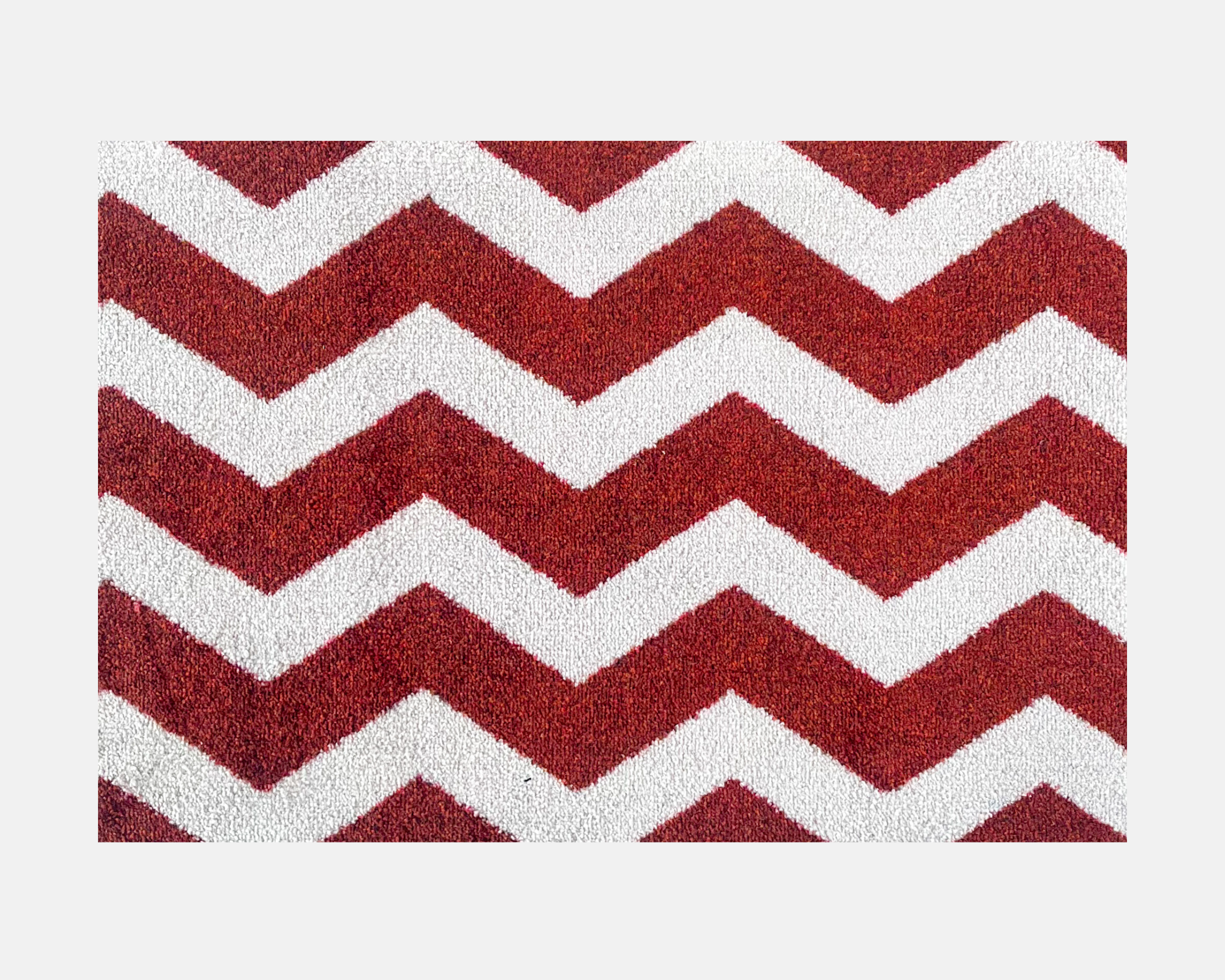 Chevron Doormat | Terracotta & Vanilla