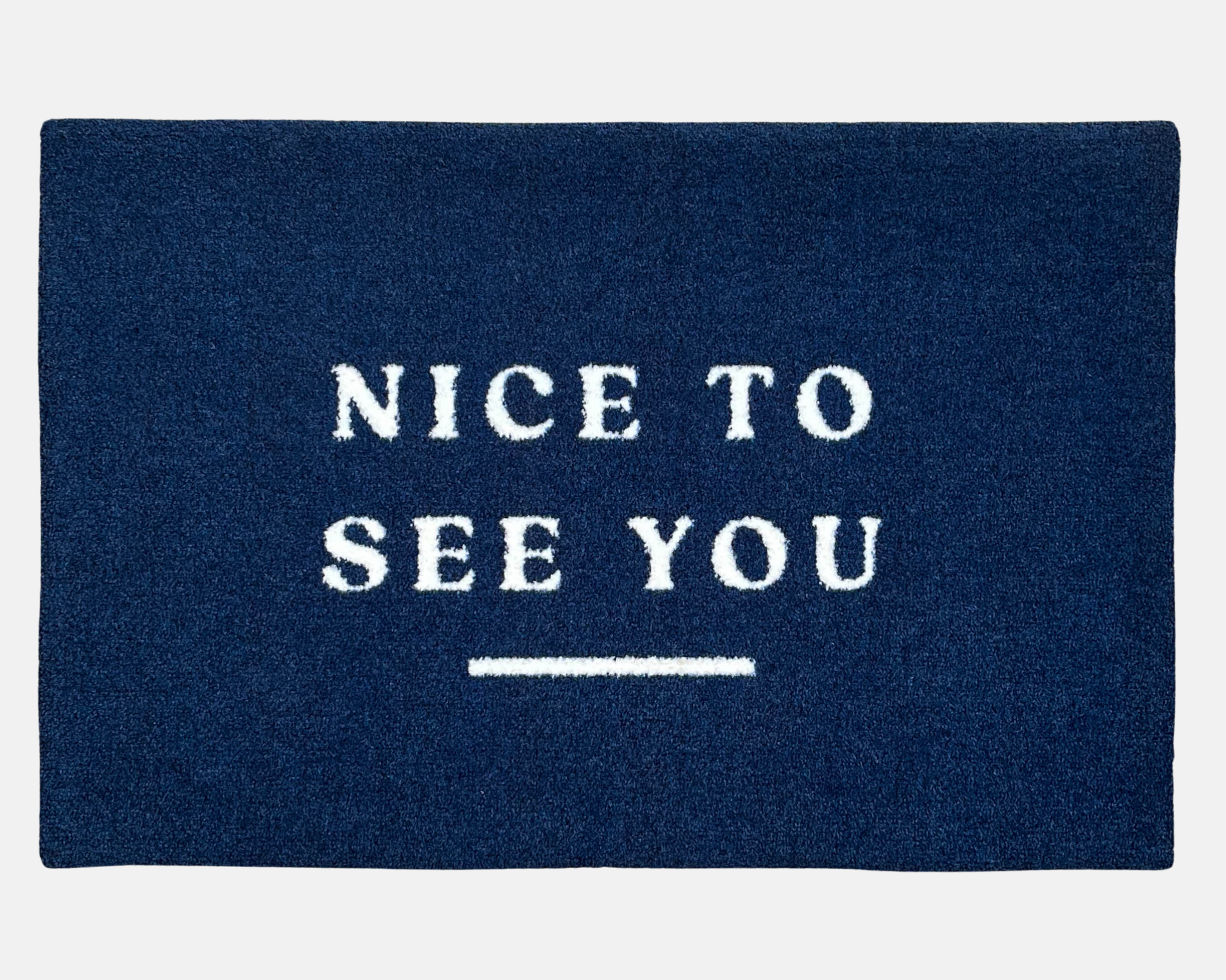 Nice To See You Doormat | Navy