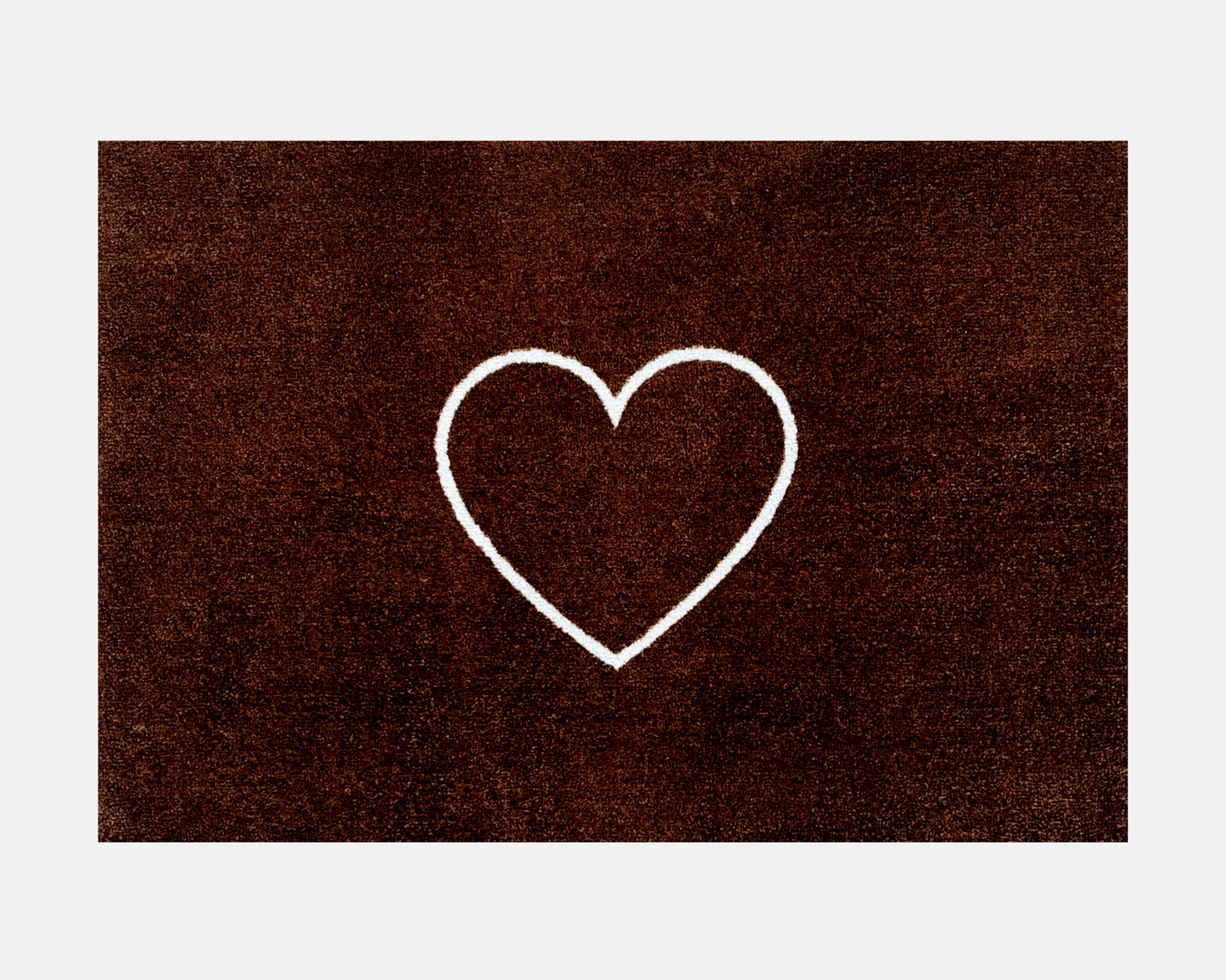 Heart Doormat | Chocolate