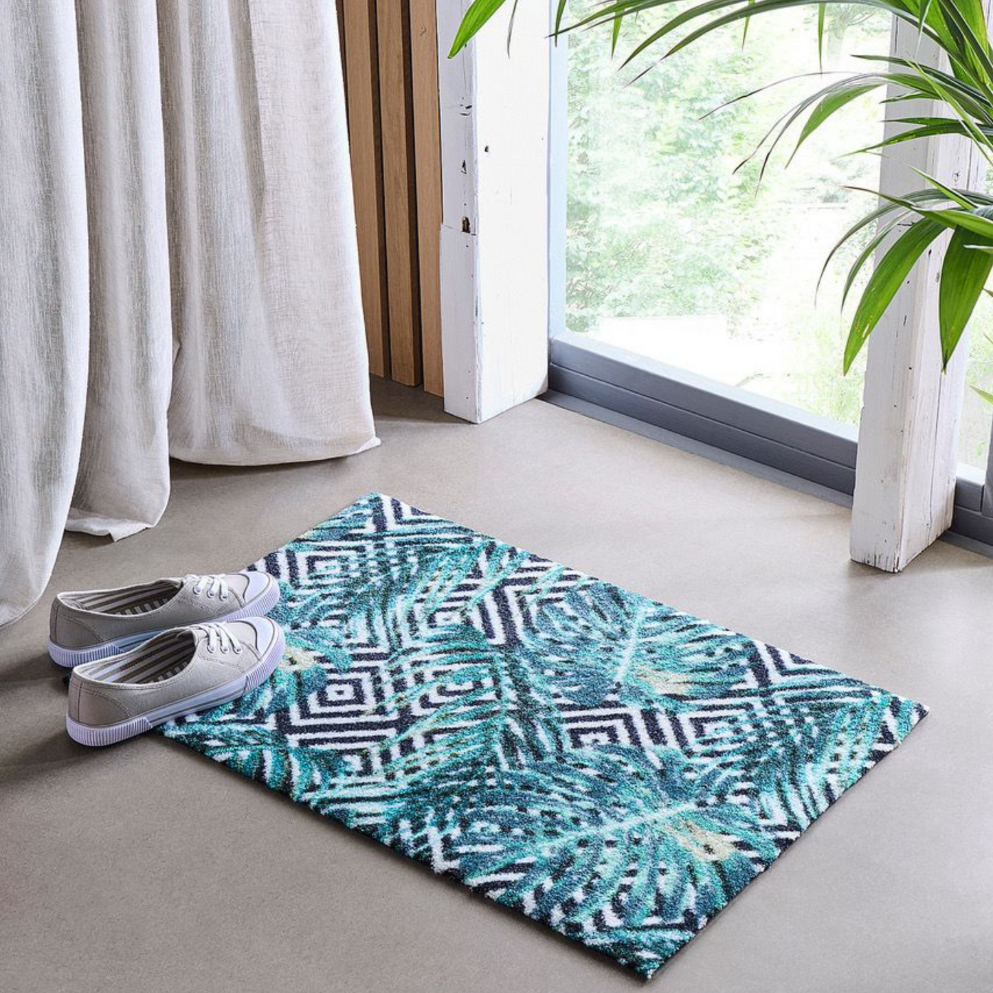 Tropical Print Doormat