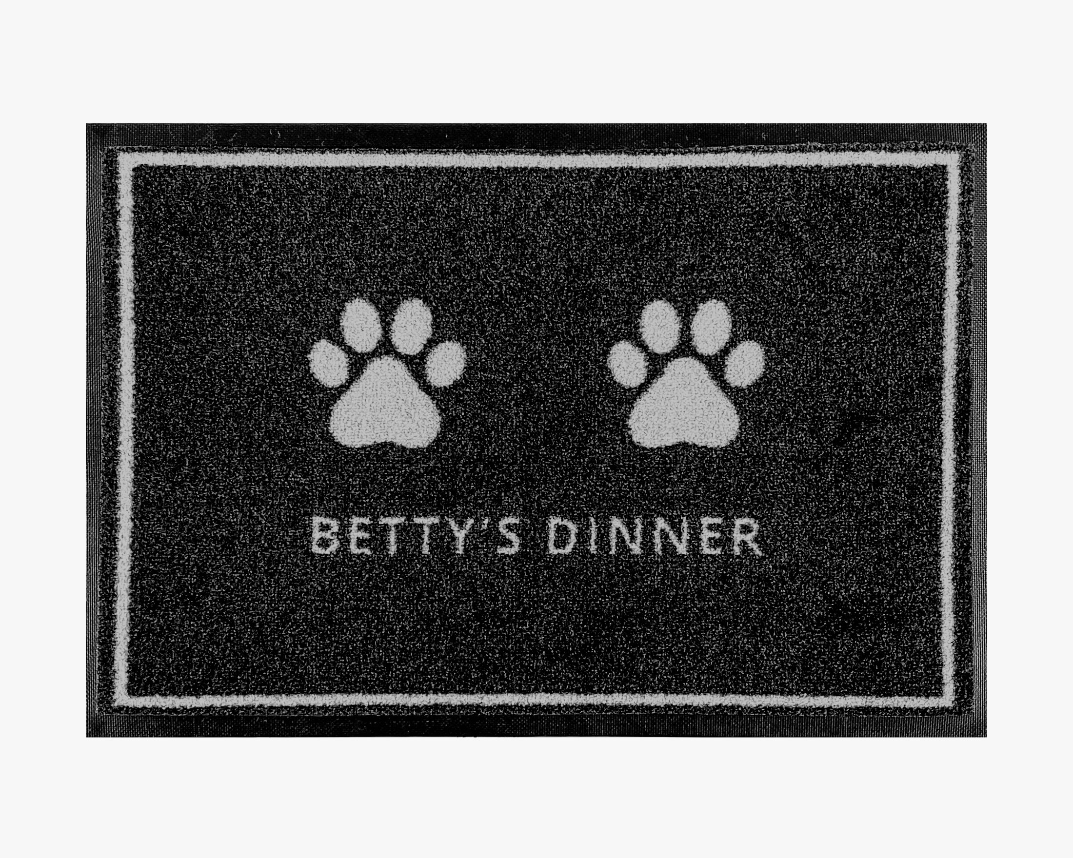 Pet Bowl Personalised Mat