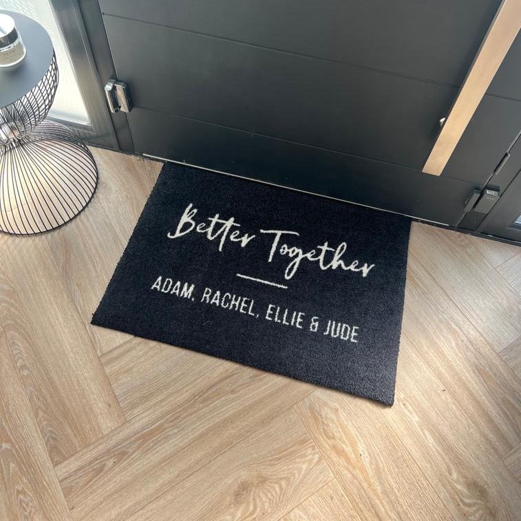 Better Together Personalised Doormat