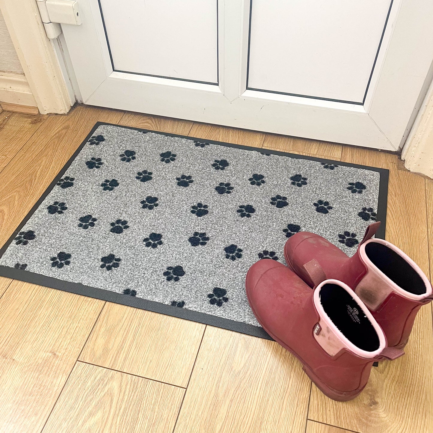 Paw Print Doormat | Grey
