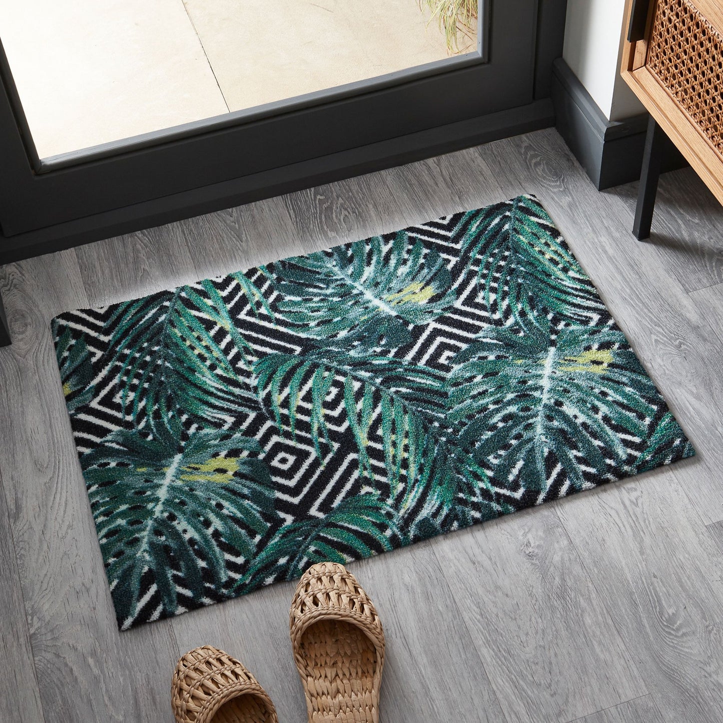 Tropical Print Doormat